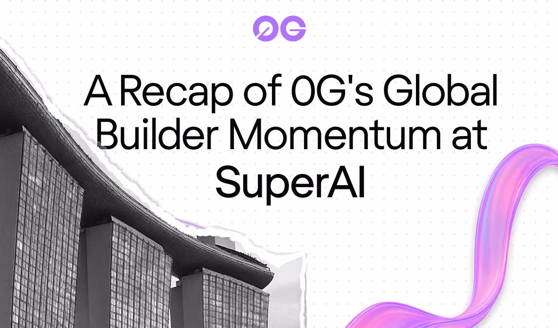 A Recap of 0G's Global Builder Momentum at SuperAI